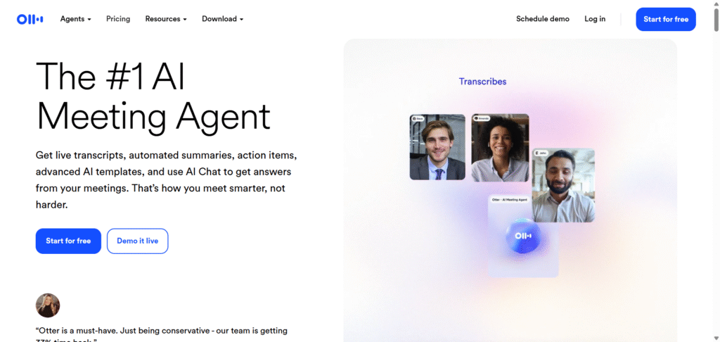 Otter Meeting Agent - AI Notetaker, Transcription, Insights (31.08.2025 07_01)