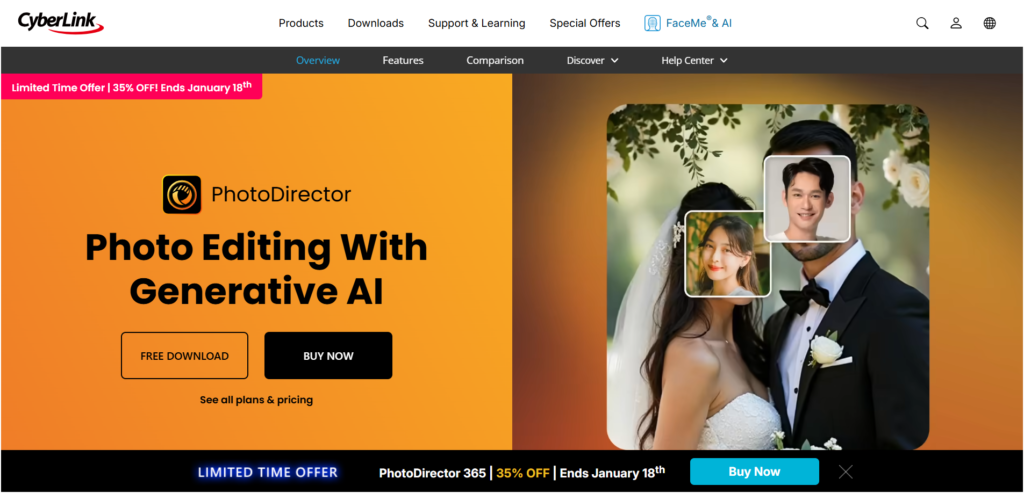 CyberLink PhotoDirector: Social Media का मास्टर